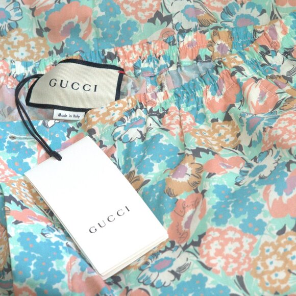 Gucci Multicolor Liberty London Edition Floral Print Shorts - Picture 9 of 11